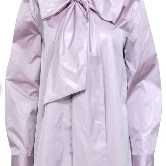 Tory Burch lavender button down now shirt - Picture 4 of 5